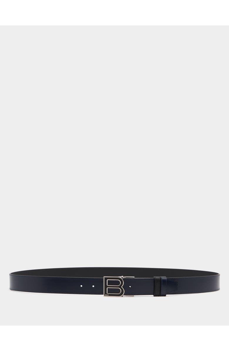 Bally B Logo 35mm Adjustable And Reversible Belt, Alternate, color, Black/Peacoat+Pall