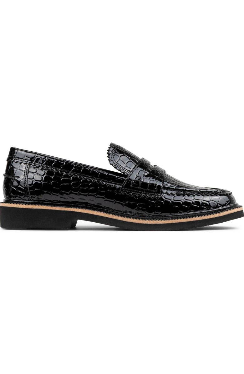 Donald Pliner Croc Embossed Loafer, Alternate, color,