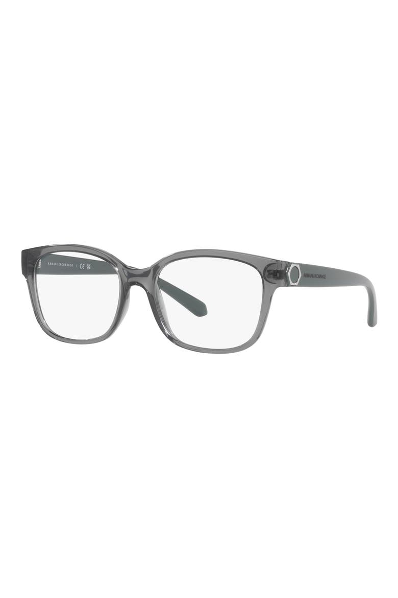 53mm Rectangular Sunglasses, Alternate, color, GREEN