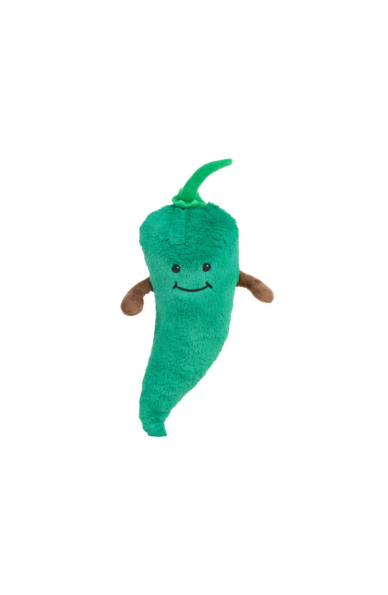 Warmies Green Chili Plush Toy, Alternate, color, Green