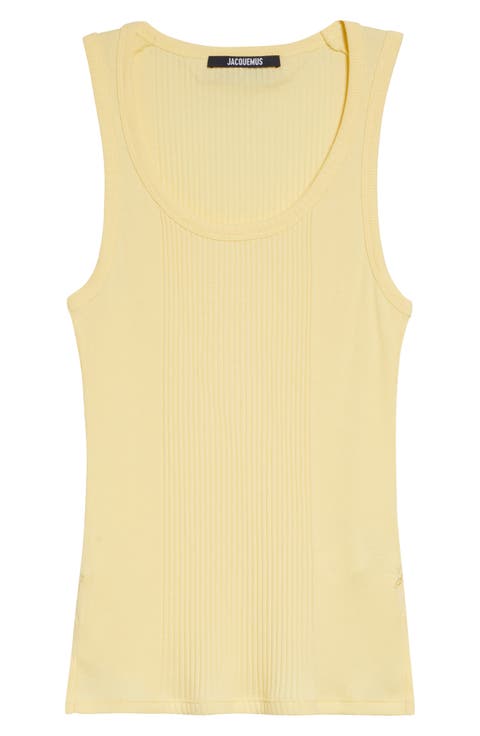 The Rond Carré Rib Cotton Tank