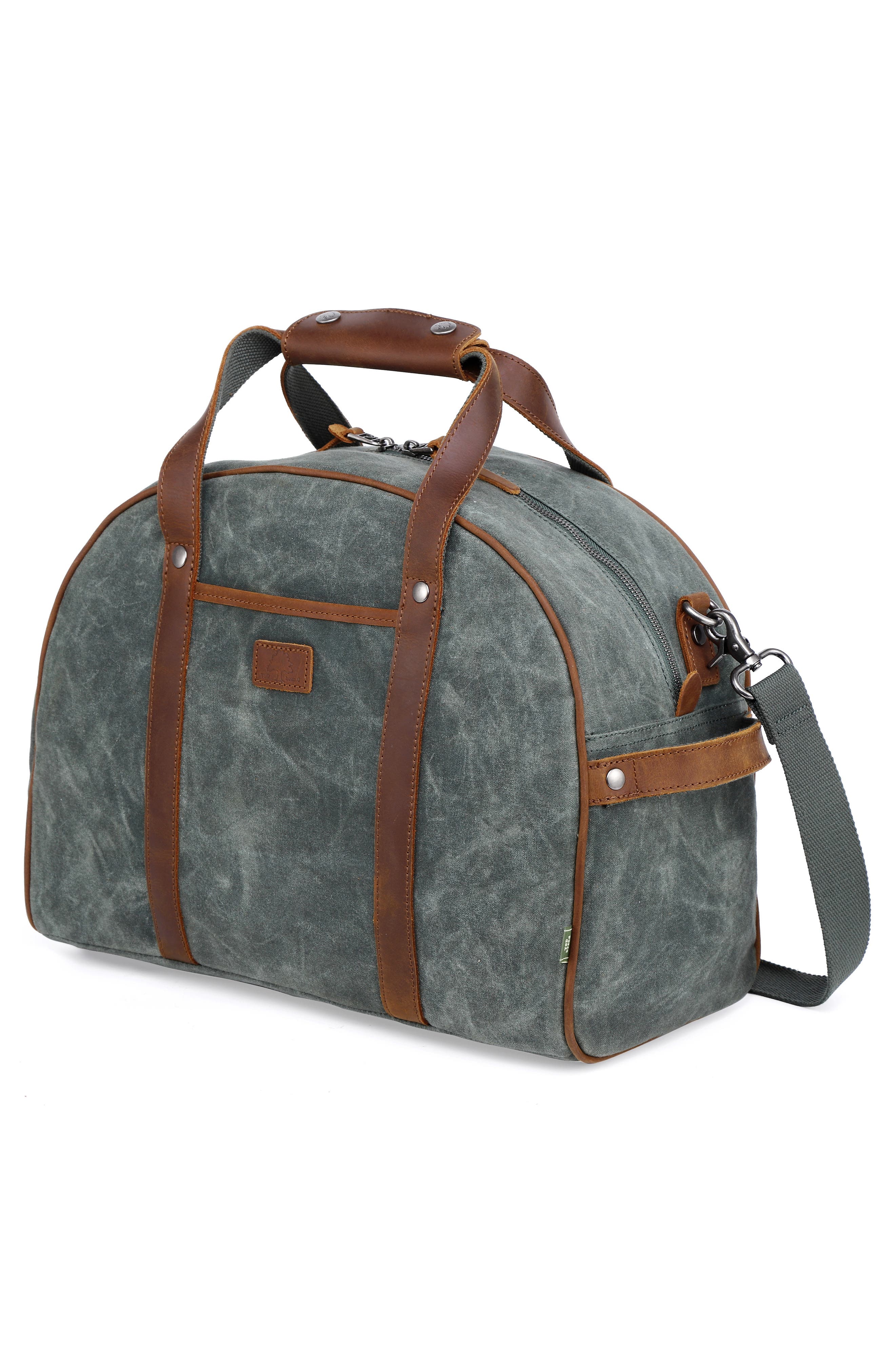 THE SAME DIRECTION Stone Creek Waxed Canvas Weekend Bag, Alternate, color, 