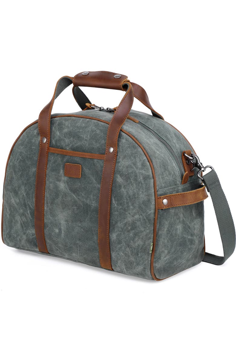 THE SAME DIRECTION Stone Creek Waxed Canvas Weekend Bag, Alternate, color,