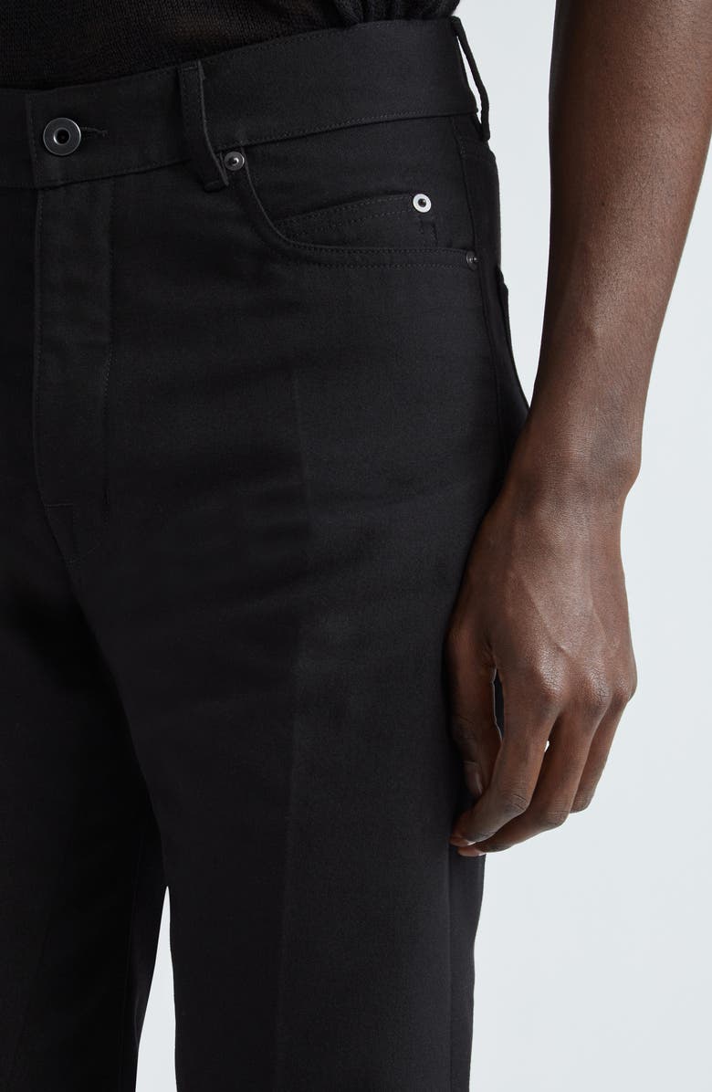 Rick Owens Jim Slim Fit Bootcut Pants, Alternate, color, 