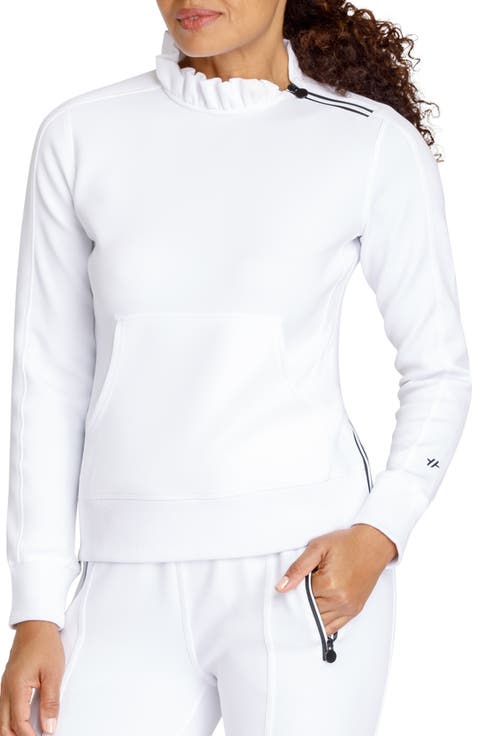 Condoleezza Ruffle Collar Top