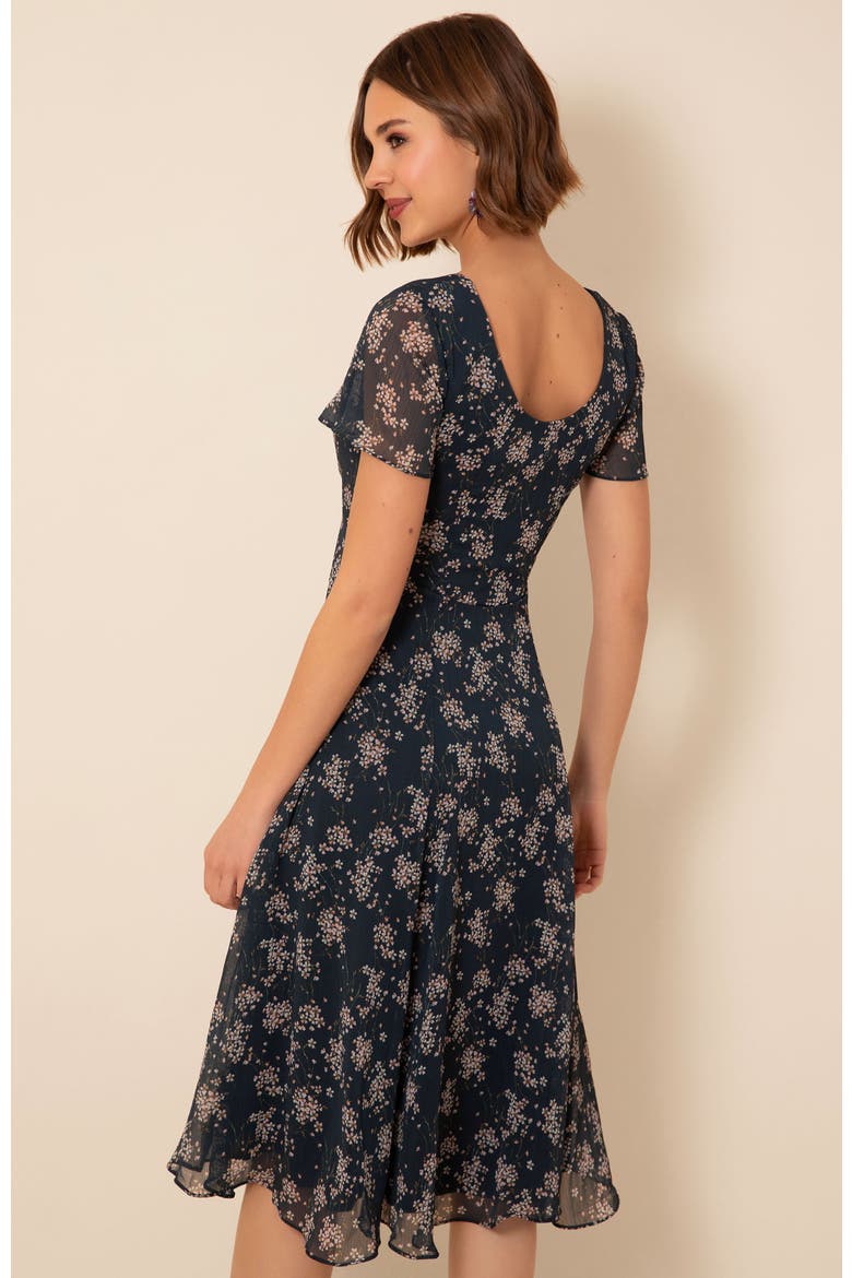 Miranda Dress, Alternate, color, Ditsy Navy Floral