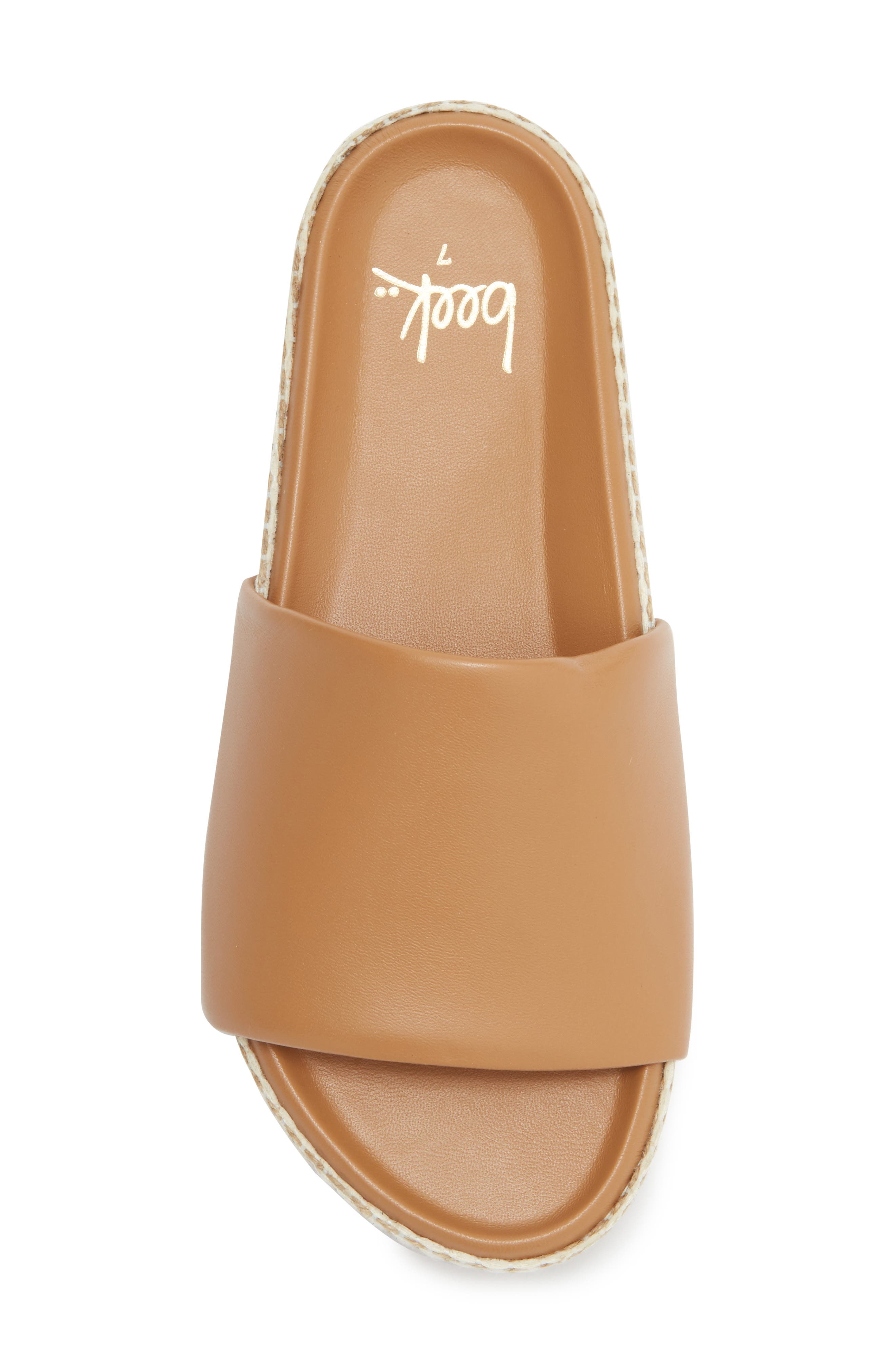 Beek Albatross Platform Sandal, Alternate, color, Honey