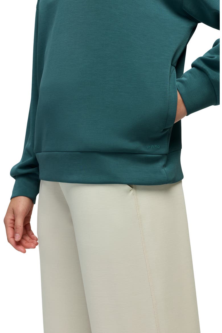 Shea Soft Relaxed Half Zip Pullover, Alternate, color, COAST