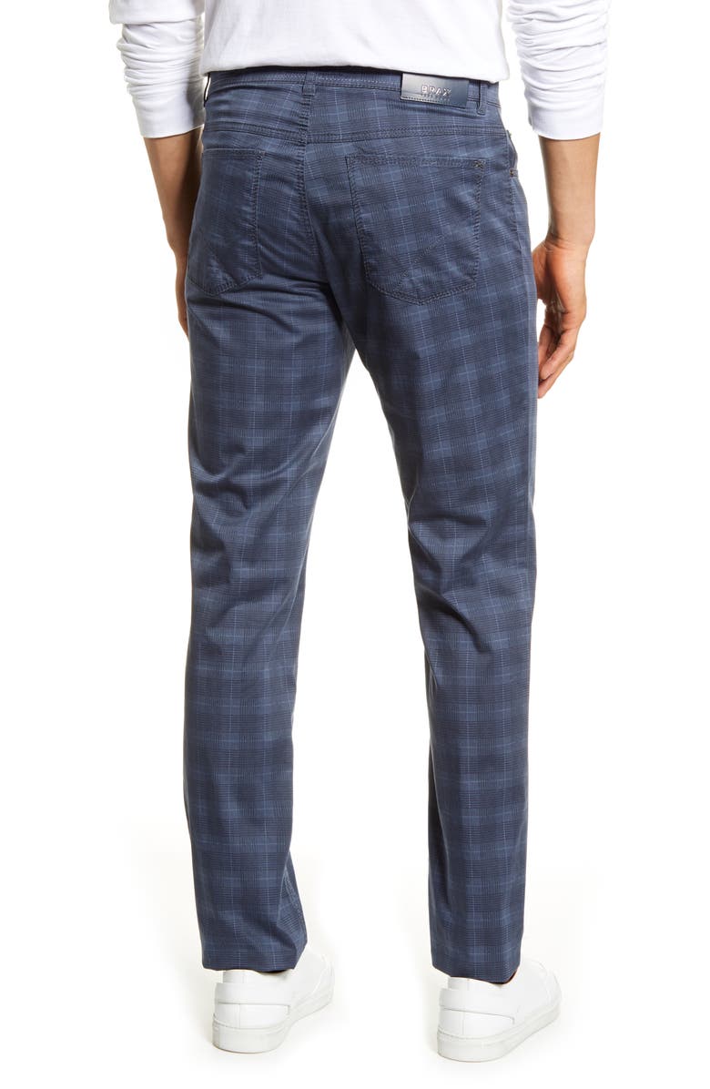 Brax Cooper Fancy Ultralight Plaid Straight Leg Pants, Alternate, color, 