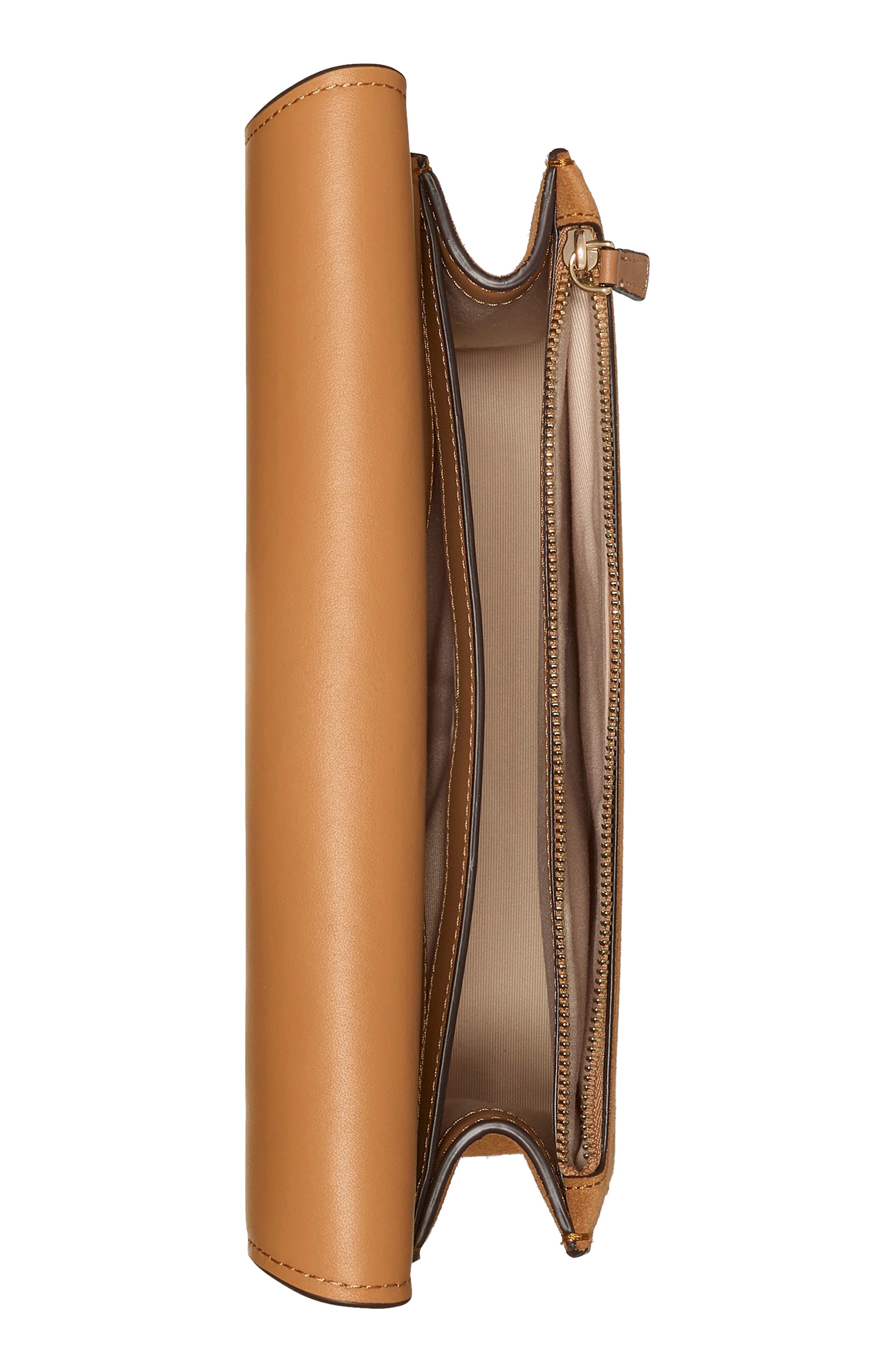 Kate Spade New York deco wavy suede convertible crossbody bag, Alternate, color, 