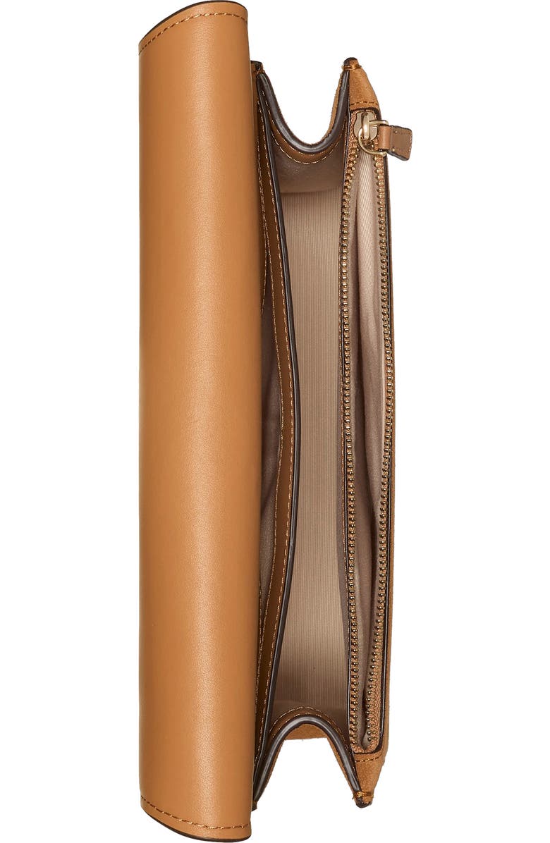 Kate Spade New York deco wavy suede convertible crossbody bag, Alternate, color,