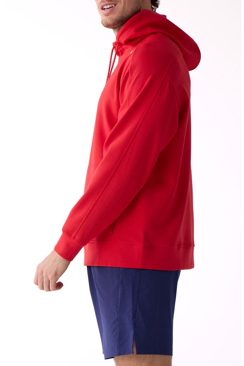 Après Men's Hooded Sweatshirt, Alternate, color, Team Red