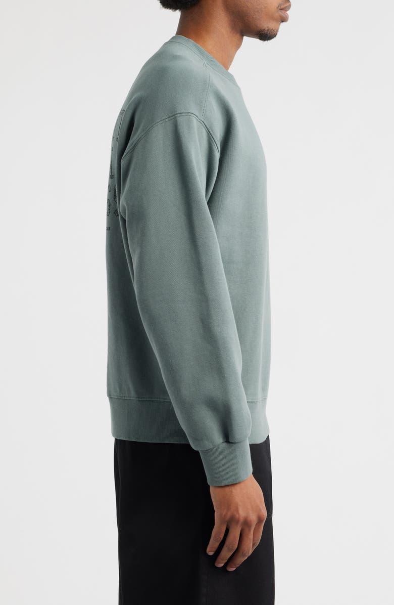 Carhartt Work In Progress Punched Graphic Sweatshirt, Alternate, color, Velvet Green