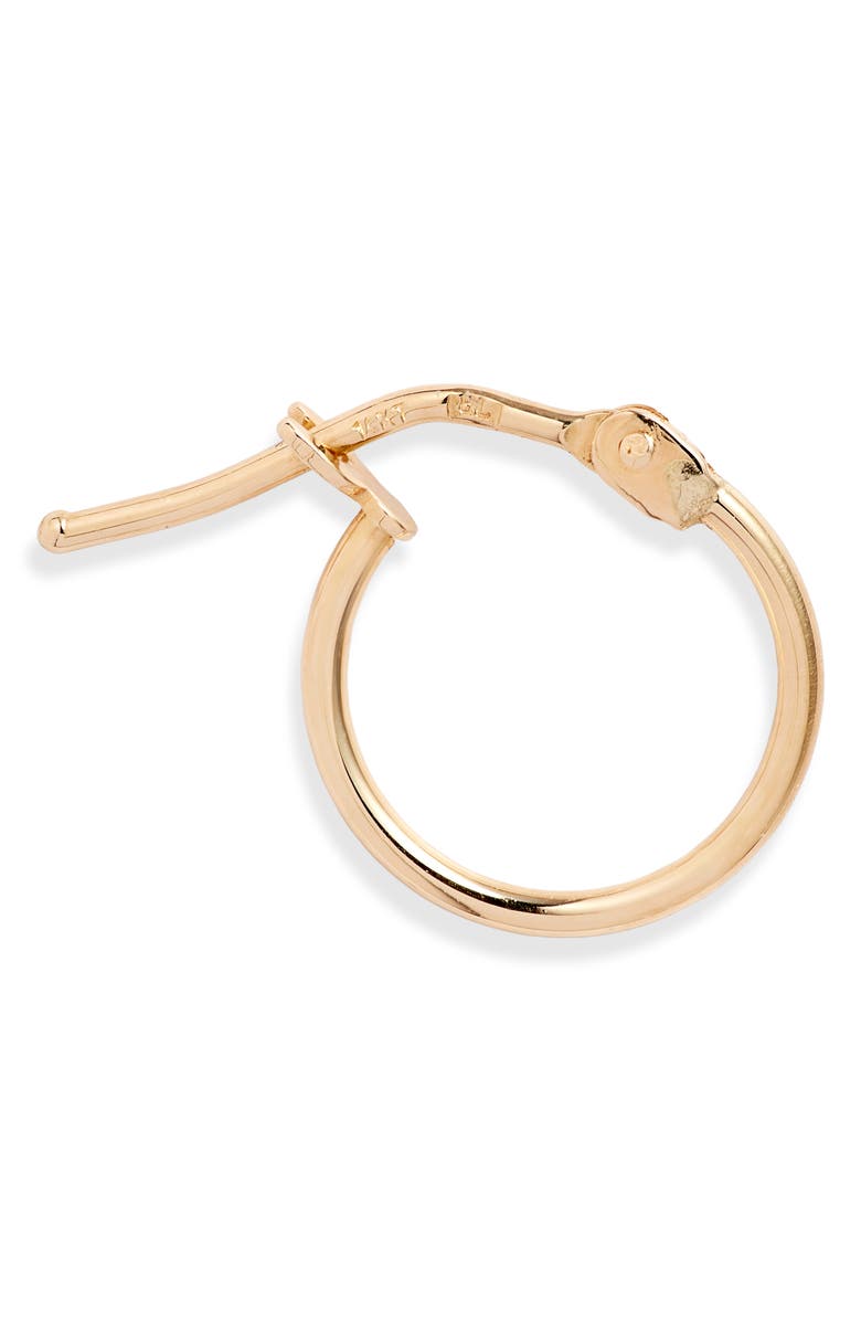 Bony Levy 14K Gold Mini Hoop Earrings, Alternate, color, Yellow Gold