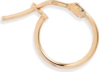 14K Gold Mini Hoop Earrings