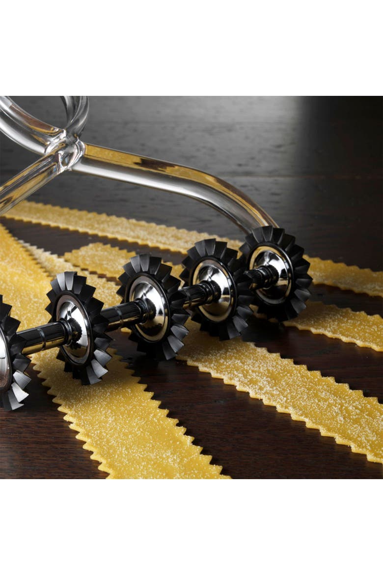 Atlas Pasta Bike Cutter with Interchangeable Wheels, Made in Italy, Alternate, color, Silver