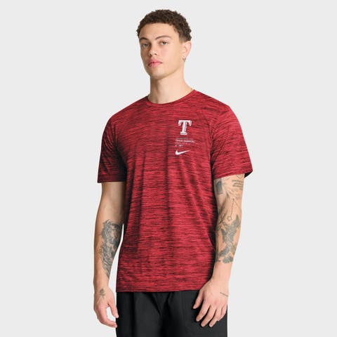 Men's Nike Red Texas Rangers Velocity Dri-FIT T-Shirt