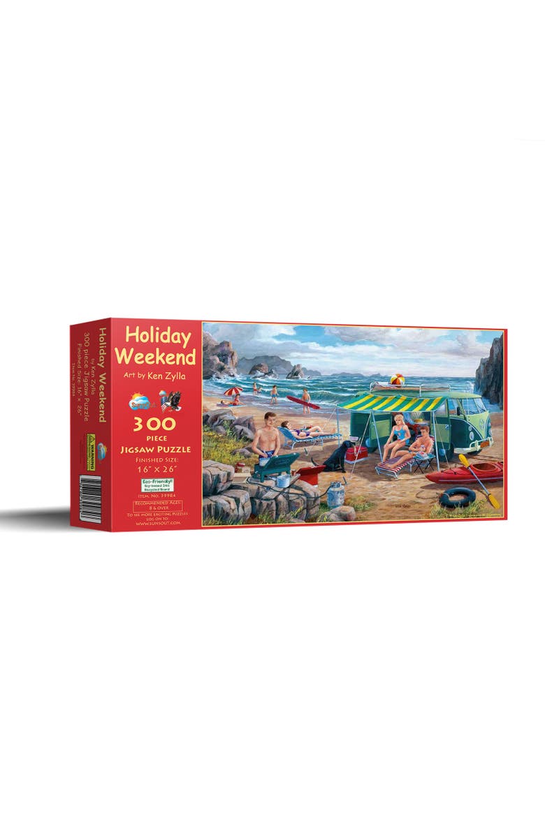 Holiday Weekend 300 piece Jigsaw Puzzle for Adults, Main, color, Multicolor