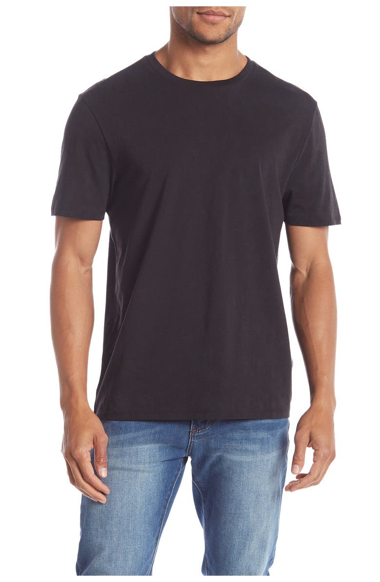 Vince Pima Cotton Crewneck T-Shirt, Main, color, Black