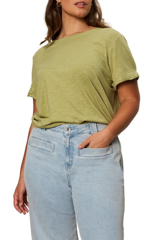 Sanctuary Perfect Roll Sleeve Cotton T-shirt
