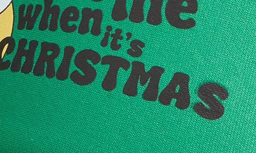 Friday Feelin ' Text Me When Its Christmas Trucker Hat In Green