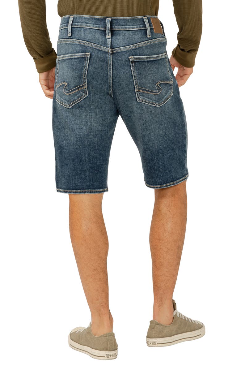 Silver Jeans Co. Zac Relaxed Fit Denim Shorts, Alternate, color, Indigo