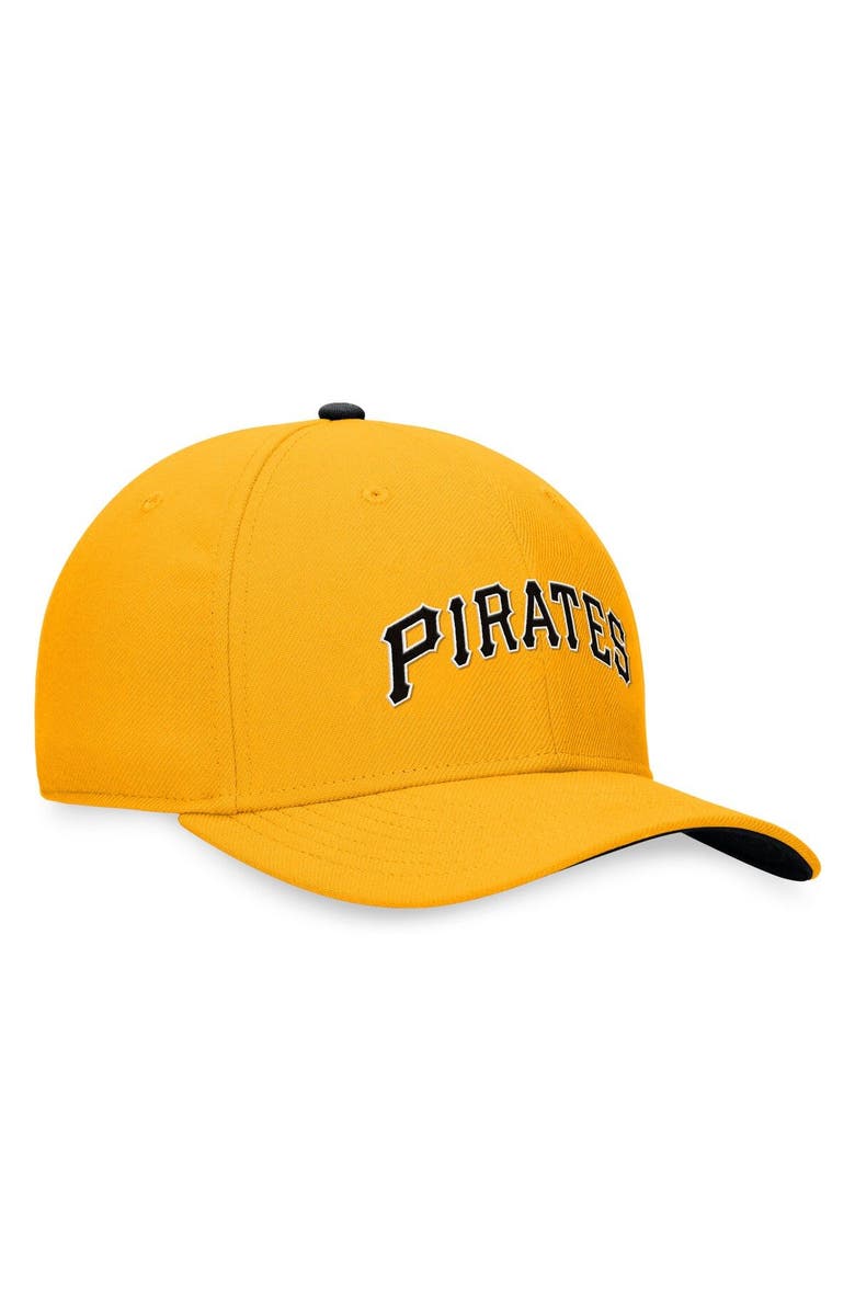 Nike Men's Nike Gold Pittsburgh Pirates Classic99 Swoosh Performance Flex Hat, Alternate, color, 