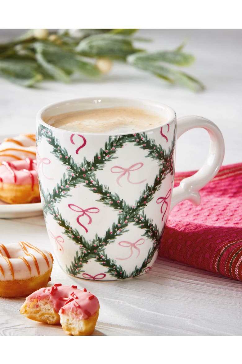 Very Merry Mug Dishwasher Safe Everyday Drinkware Multi Color, Alternate, color, Beige