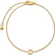 Monica Vinader Initial Chain Bracelet