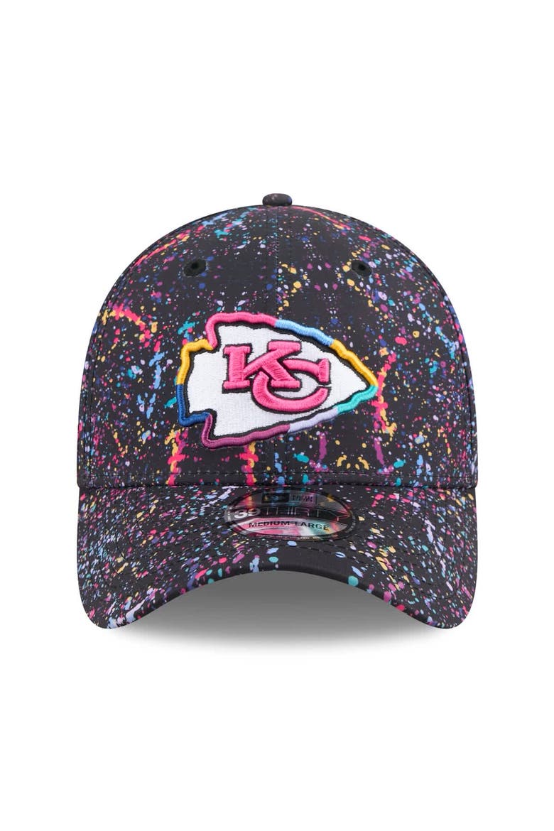 Men's New Era  Black Kansas City Chiefs 2025 NFL Crucial Catch 39THIRTY Flex Hat, Alternate, color, Black