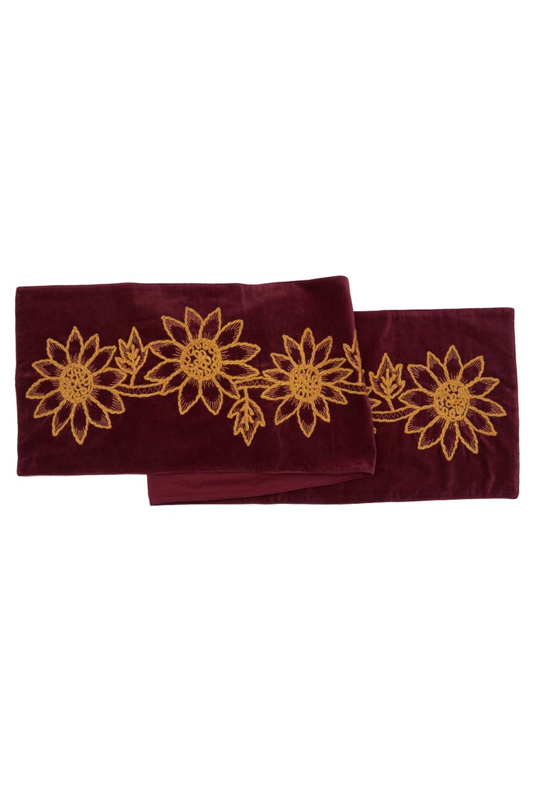 Sunflower Harvest Table Runner 14" x 72", Main, color, Yellow
