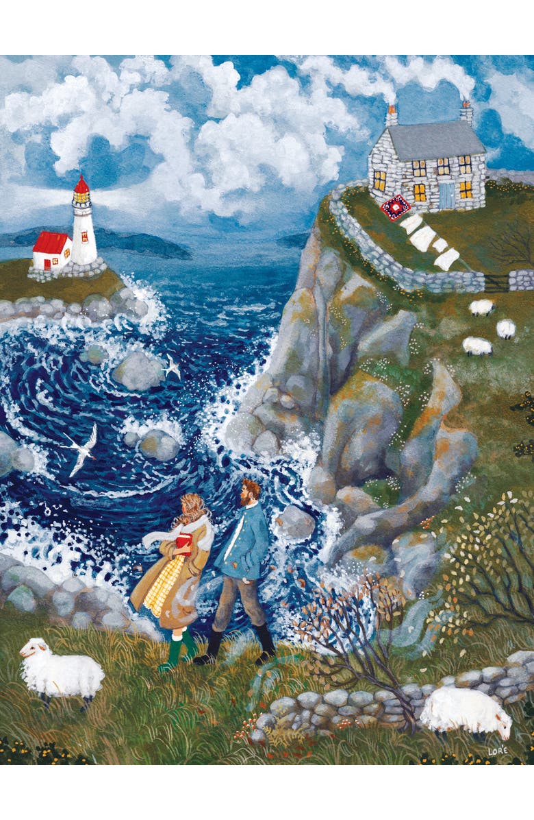 NEW YORK PUZZLE COMPANY Wind Ridge Cottage 1000 Piece Puzzle, Alternate, color, NO COLOR