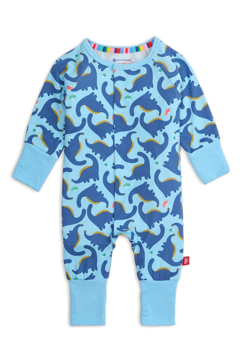 Necks Generation Magnetic Closure Convertible Romper, Main, color, BLUE