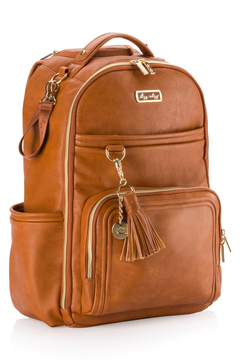 Boss Plus Diaper Backpack, Alternate, color, BROWN