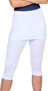 Sofibella UV Staples Abaza 13in Womens Tennis Skirt with Capri Leggings