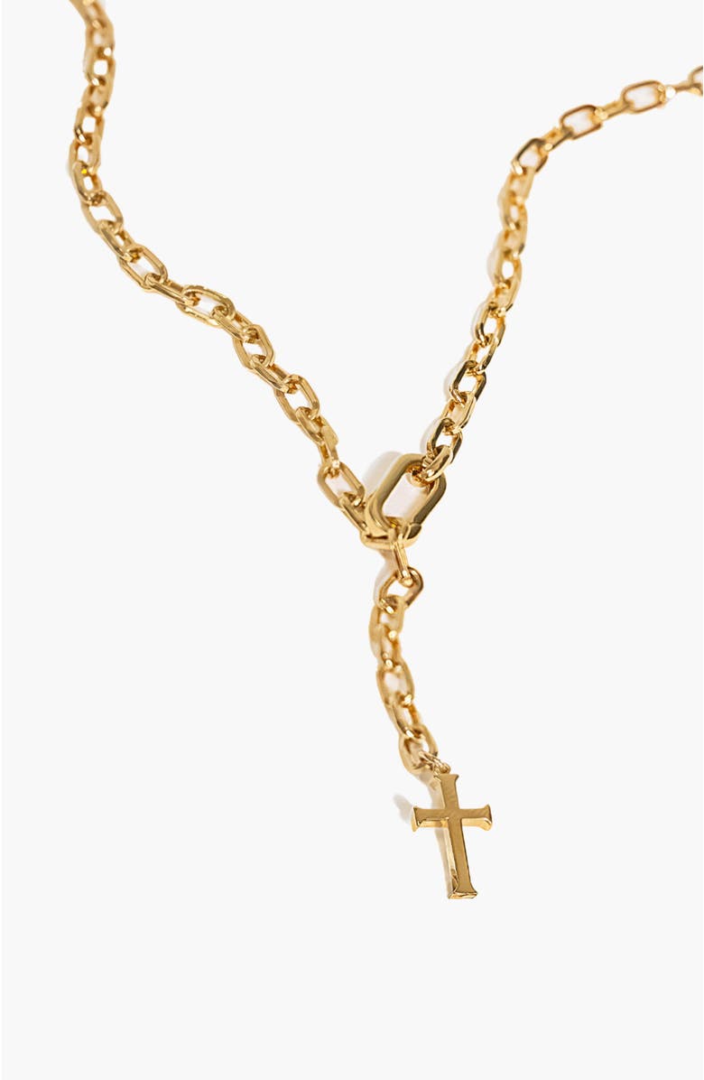 Rizen Jewelry Chain Breaker Convertible Wrap Necklace / Bracelet, Alternate, color, 18K Gold Plated