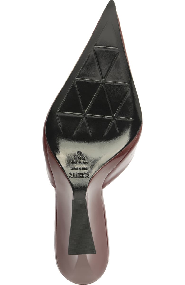 Schutz Siena Slingback Pointed Toe Wedge Pump, Alternate, color, Red