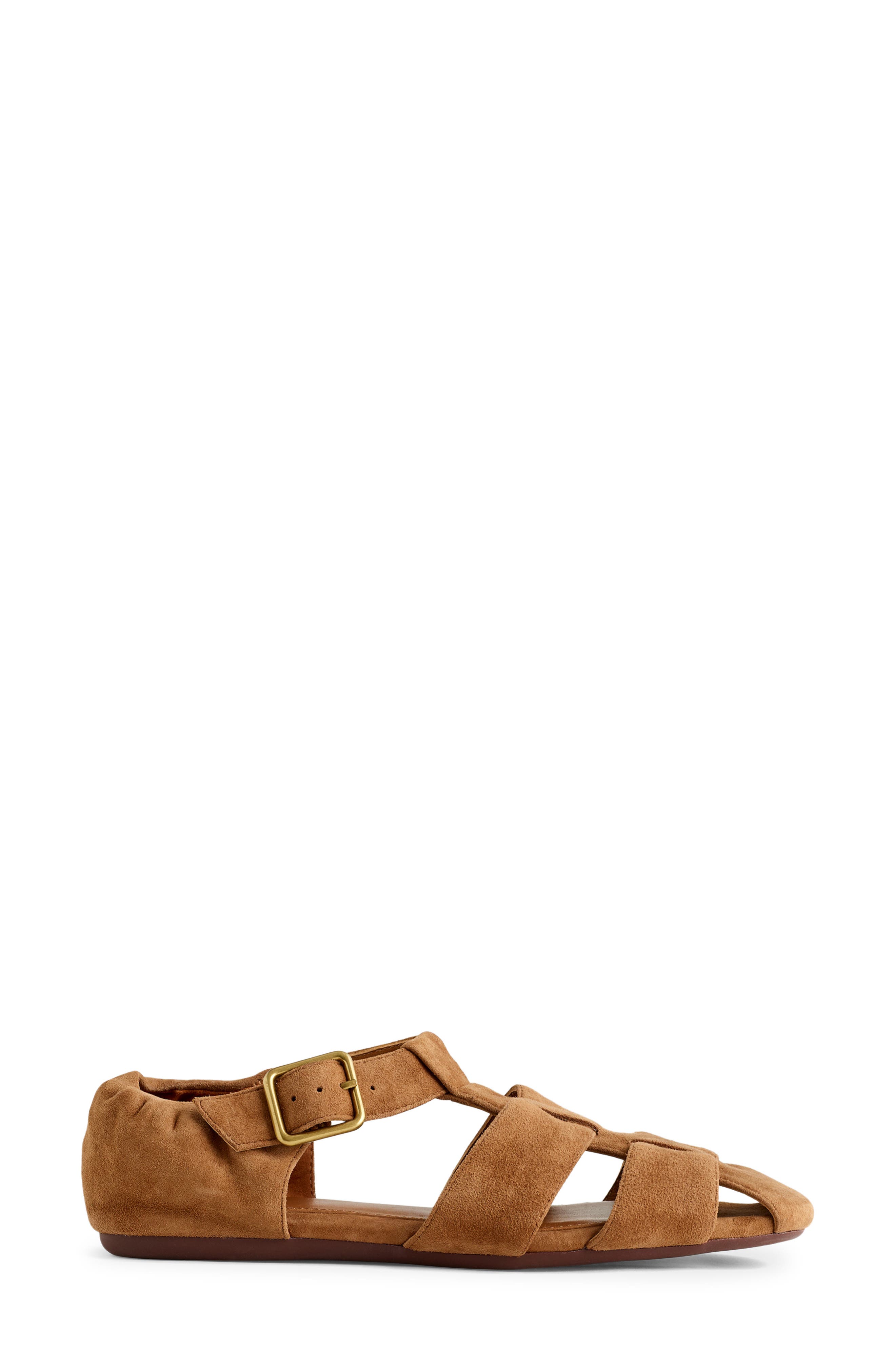 The Greta Fisherman Sandal, Main, color, AGED COGNAC