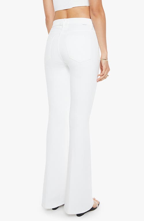 Mother High Waist Flare Jeans In Totally Innocent