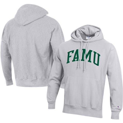 Men's Champion Gray Florida A&M Rattlers Tall Arch Pullover Hoodie