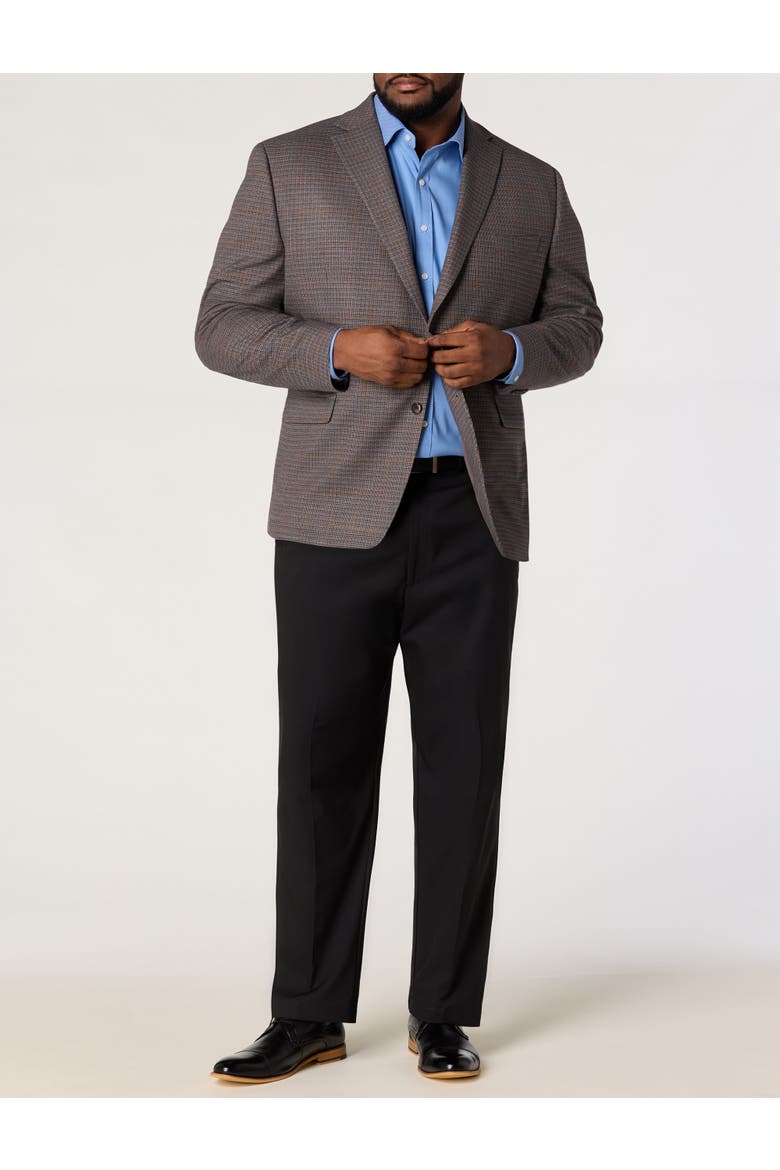 Big & Tall Tonal Houndstooth Sport Coat, Alternate, color, TAN