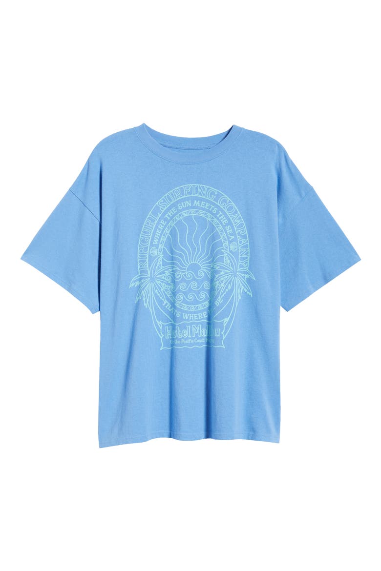 Hotel Malibu Heritage Graphic T-Shirt, Alternate, color, BLUE