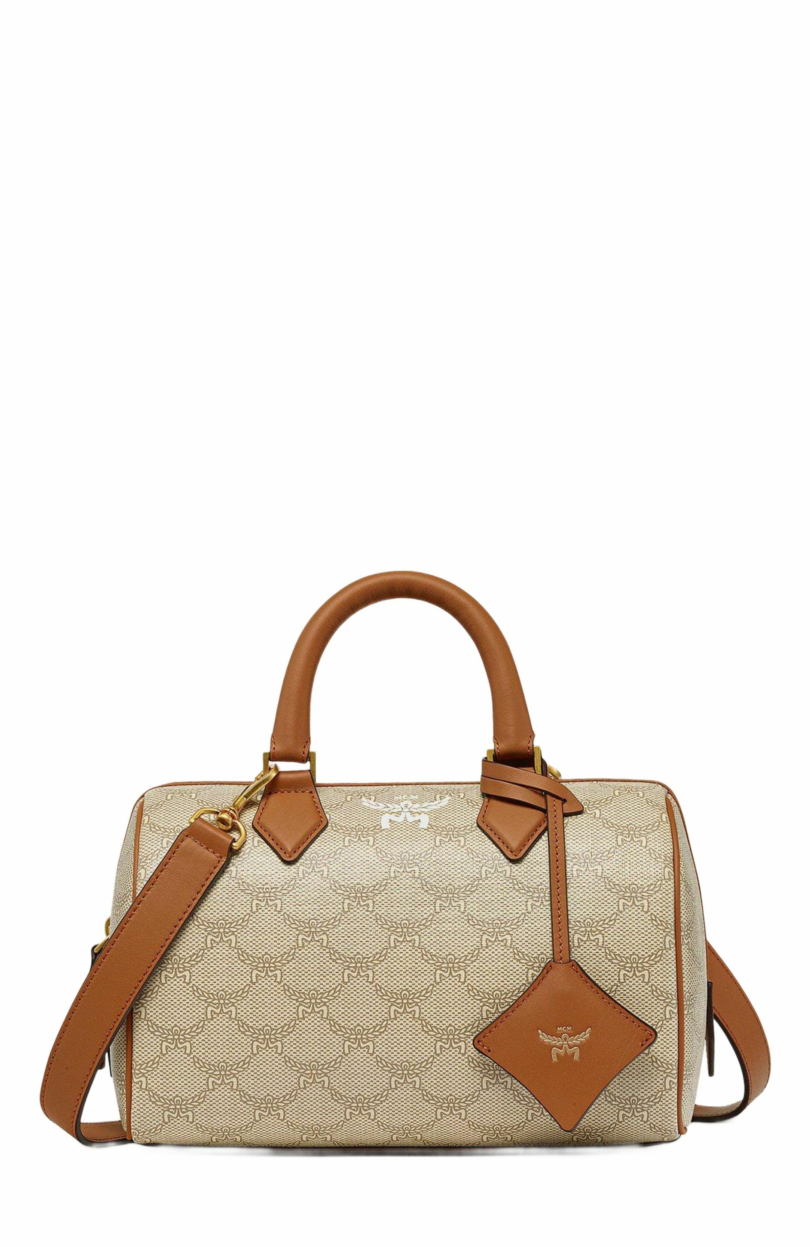 MCM Ella Boston Bag in Lauretos, Main, color, 