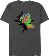 Hot Wheels Men's Hot Wheels Monster Finger Skating Graphic T-Shirt