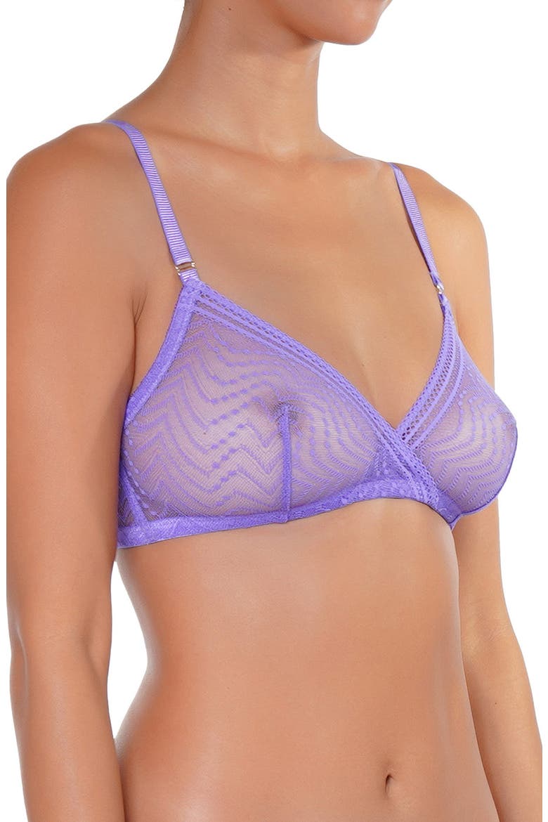 Eclantante Lace Bra, Alternate, color, PURPLE