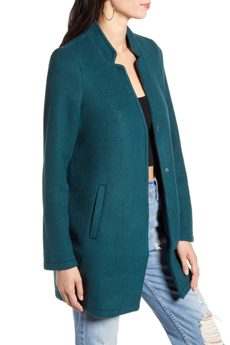 Katrine Brushed Fleece Jacket, Alternate, color, PONDEROSA PINE