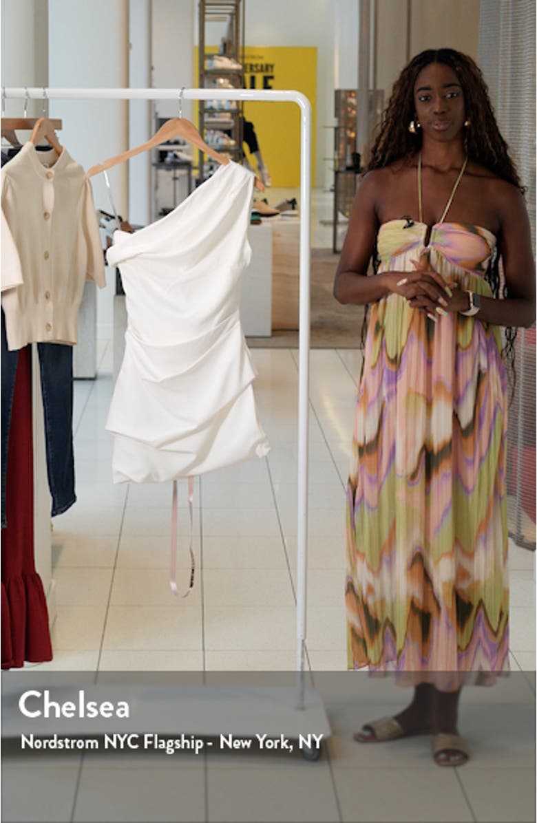 Artemides One-Shoulder Minidress, sales video thumbnail