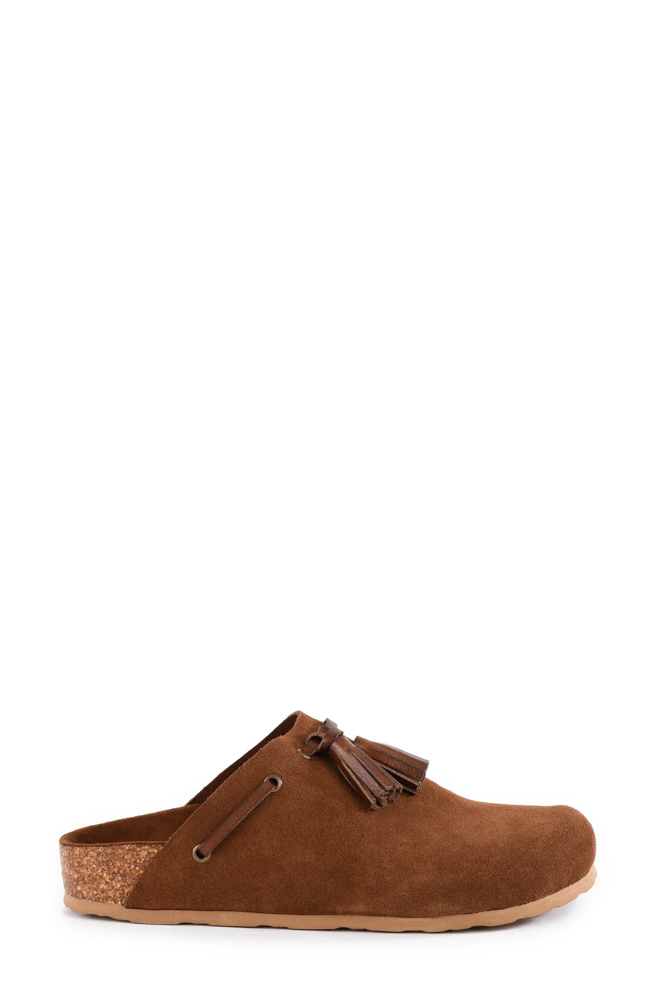 No Hassel Tassel Clog, Alternate, color, BROWN