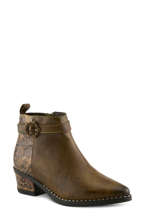 L'artiste By Spring Step Acree Bootie In Green