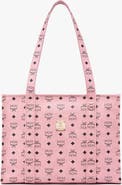 MCM Aren School Bag Tote in Visetos